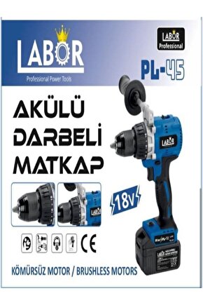 2 Yıl Akülü Darbeli Matkap 18 V Darbeli 2 18 Volt 4.0 - 4.4 Ah