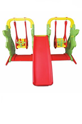 King Kids Kaydıraklı Salıncak Set B