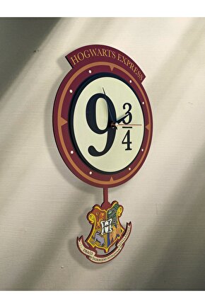 Hogwarts Express Iı Dekoratif Sarkaçlı Duvar Saati