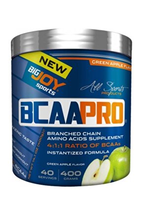 Bigjoy Bcaa Pro 4:1:1 - Yeşil Elma Aroma - 400 gr