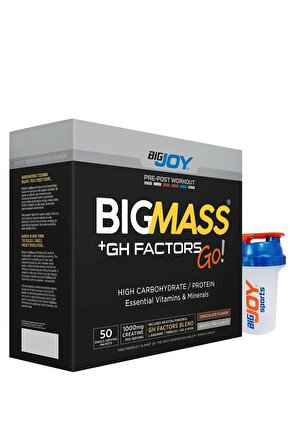 Bigjoy Bigmassgo Gh Factors 5000 Gr 50 Paket Mass Gainer Çikolatalı Karbonhidrat Tozu