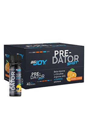 Predator Pre-workout 20 Li Shot Portakal 20×60ml Preworkout Güç Ve Aminoasit