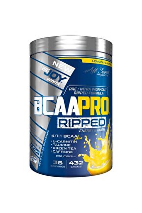 Bcaapro Ripped Bcaa L-carnitine Taurine Caffeine Amino Asit Limon Aroma 432g