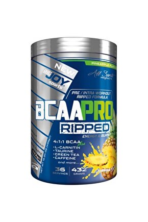 Bcaapro Ripped Bcaa L-carnitine Taurine Caffeine Amino Asit Ananas Aroma 432g