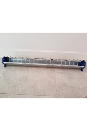 5 Adet 100 Cm Güvercin Civciv Metal Galvaniz Yemlik