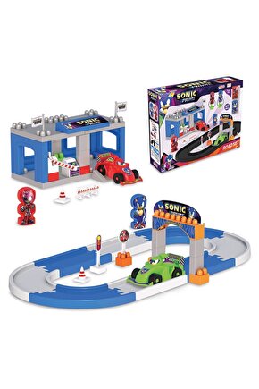 Sonic Yol Seti - Sonic Otopark Seti - Sonic Garaj Seti - Araba Seti - Hotwheels Seti - Sonic