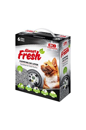 Always Aktif Karbonlu Fresh Topaklanan Kedi Kumu 6 Lt