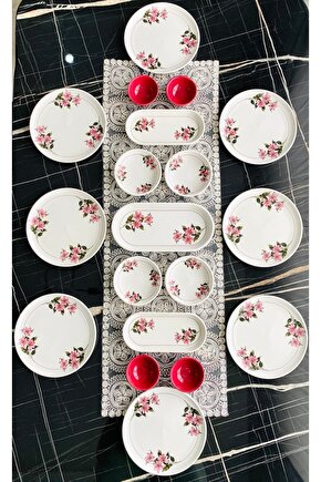 Snowdrop 8 Kişilik 19 Parça Kahvaltı Takımı