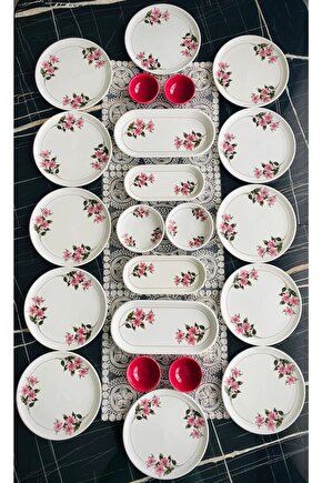 Snowdrop 12 Kişilik 22 Parça Kahvaltı Takımı