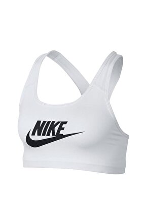 Swoosh Futura Bra 899370-100 Kadın Beyaz Sporcu Sütyeni