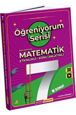 7. Sınıf Matematik Öğreniyorum Konu Anlatımlı Soru Bankası ( 2024-2025 Basım )