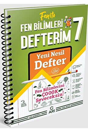 7. Sınıf Fenito Fen Bilimleri Defterim  Kolektif  Arı Yayıncılık  9786257531931