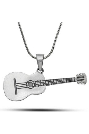 Himarry Gümüş Gitar Kolye