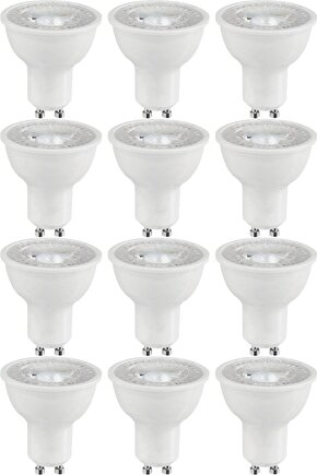 12 Adet 7 W Beyaz Işık 1. Sınıf Gu10 Duy Led Ampul - 6500 Kelvin