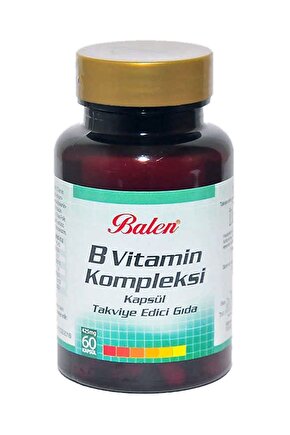 B Vitamin Kompleksi 425 Mg 60 Kapsül  B12