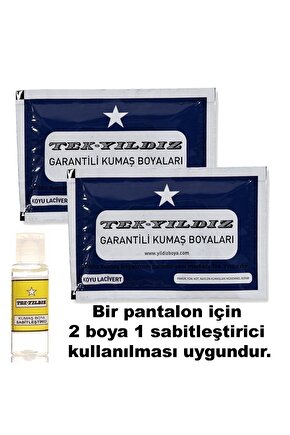 Kumaş Boyası Koyu Lacivert 2 Paket+sabitleme 1 Paket