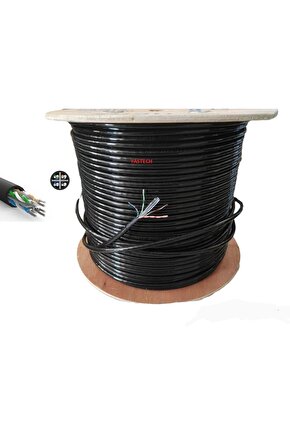 100 Metre Cat6 Dış Ortam +PLUS Internet Kablosu Modem Pc Arası Bilgisayar 100 Metre Dış