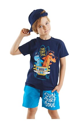 Shark Surf Erkek Çocuk T-shirt Şort Takım