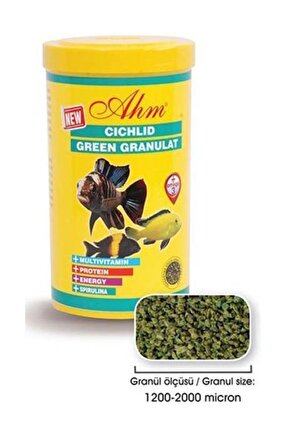 Cichlid Green Granulat Balık Yemi 100ml