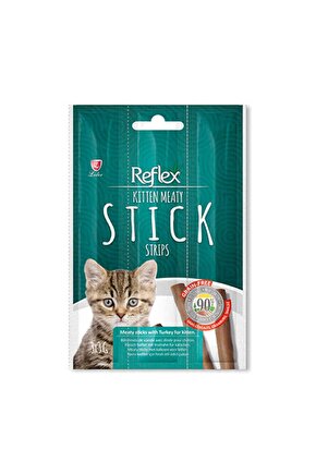 Stick Hindili Tahılsız Yavru Kedi Ödül Çubuğu 3x3 gr