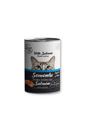 Eco Somonlu Yetişkin Kedi Konservesi Gravy 400 gr