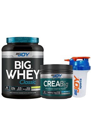 Big Whey Classic Çikolata Aromalı Protein Tozu 1020 gr Whey Protein Creabig Creatine 120gr Kreatin