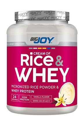 Whey Protein&cream Of Rıce Vanilya 1200 gr 15.8 gr Protein 28 gr Karbonhidrat