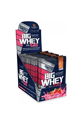 Bigjoy Bigwhey Go 15 Servis 457,5grçilek