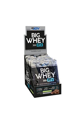 Big Whey Go Whey Protein Tozu Tekli Sachet Çikolata Aroma 15 Servis