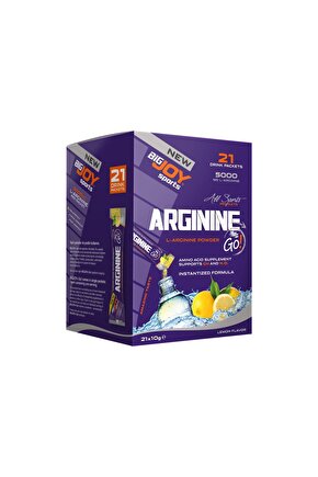 Arginine L-arginine Amino Asit Limon Aroma Tekli Sachet