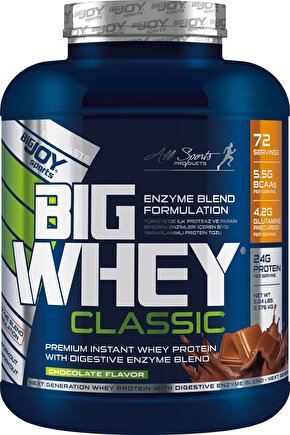 Bigjoy Big Whey Classic 2310 Gr Çikolata Aromalı Protein Tozu (shaker Hediye)