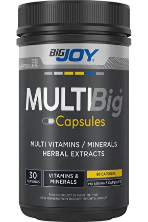 Multibig Vitamin Mineral 90 Kapsül