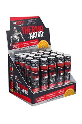 Portakal Aromalı Thermo Nator L Karnitin 20 Ampul L-carnitine 3000 Mg