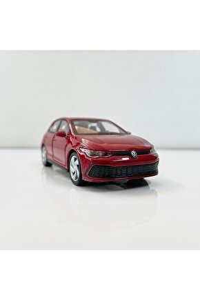 Volkswagen Golf 8 GTI 136 Ölçek Welly Diecast Metal Model Araba Oyuncak Araba Çek Bırak Araba