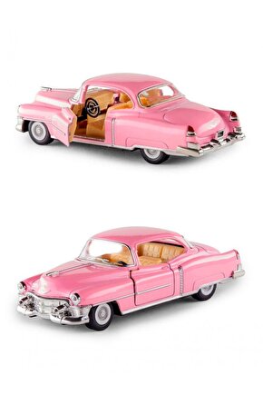 1953 Cadillac 62 Series Metal Çek Bırak Araba Pembe