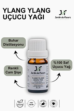 Ylang Ylang Uçucu Yağı 10 ml - %100 Saf Aromaterapi Yağı