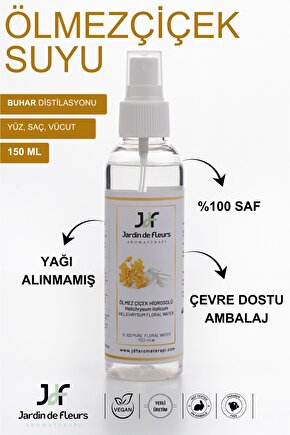 Ölmez Çiçek Suyu 150 ml %100 Saf Aromaterapi Hidrosolü - Yaşlanma Karşıtı