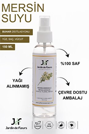 Mersin Suyu 150 ml %100 Saf Aromaterapi Hidrosolü Gözenek Sıkılaştırıcı Canlandırıcı