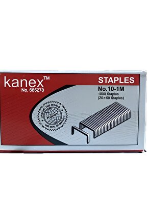 Kanex Zımba Teli 10-1M No – 1000 Adet Dayanıklı ve Güçlü Bağlantı