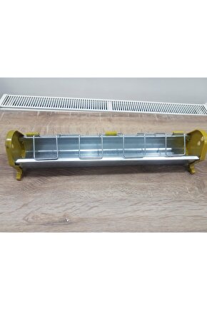 50 Cm Güvercin Civciv Metal Galvaniz Yemlik