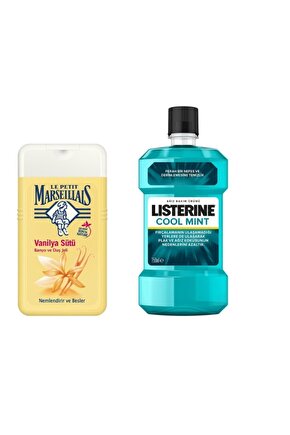 Le Petit Marseillais Vanilya 250 ml ve Listerine Ağız Çalkalama Suyu 250 ml