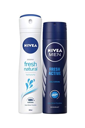 Fresh Natural Deosprey 150 ml Fresh Active Erkek Deosprey 150 ml