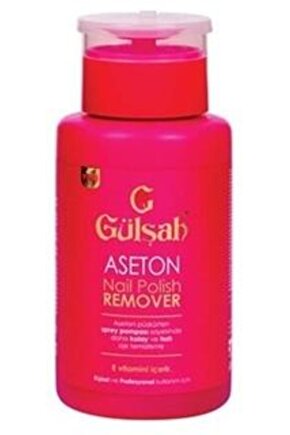 Nail Polish Remover E Vitaminli Pompalı Aseton 175 ml