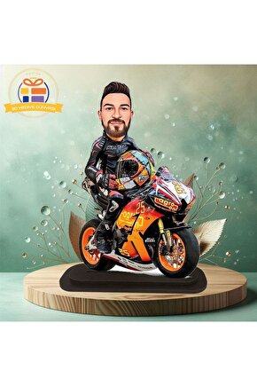 Honda motorsiklet karikatürlü biblo hediye  3d masa üstü biblo hediyesi