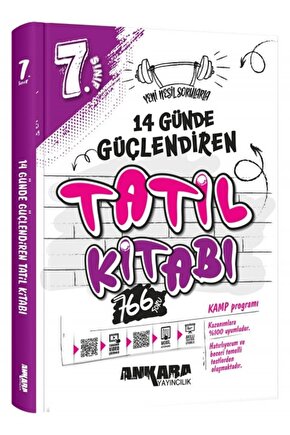 7.sınıf 14 Günde Güçlendiren Tatil Kitabı