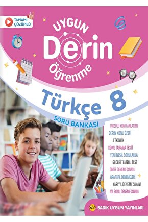 8.SINIF TÜRKÇE DERİN ÖĞRENME SORU BANKASI (YENİ) KAVRAM HARİTASI HEDİYELİ