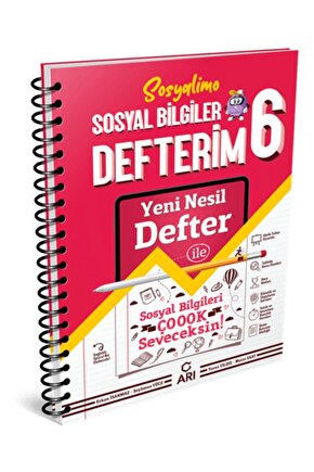 Arı Yayınları 6. Sınıf Sosyal Bilgiler Sosyalimo Defterim