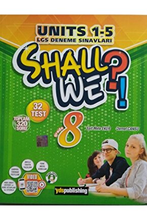 YDS Yayınları Shall We 8. Sınıf 1.Dönem Deneme Sınavı  YDS Publishing  9786257866880