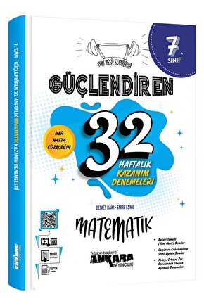 7. Sınıf Güçlendiren 32 Haftalık Matematik Kaza