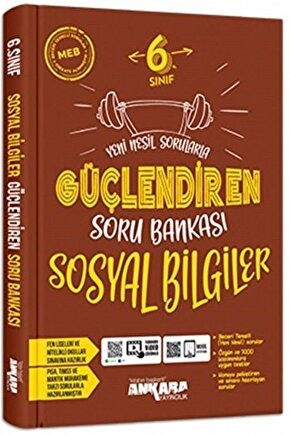 6. Sınıf Sosyal Bilgiler Güçlendiren Soru Bankası  Kolektif  Ankara Yayıncılık  9786052662328